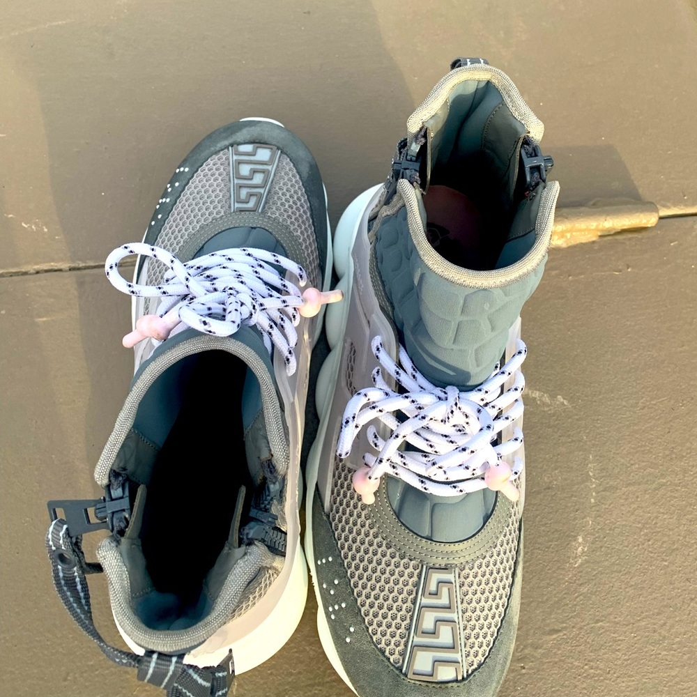 2 Chainz x Versace Chain Reaction High ’Grey’ - Picture 4 of 7